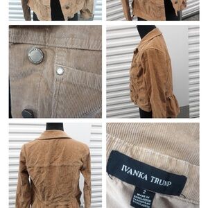 Ivanka Trump Camel Corduroy Jacket
